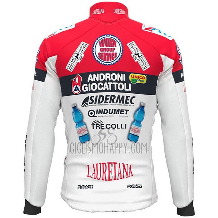 Androni Giocattoli Cycling Jersey Bib Tight 2021 Men Long Sleeve White Red